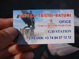 Yerevan to Tbilisi by minivan