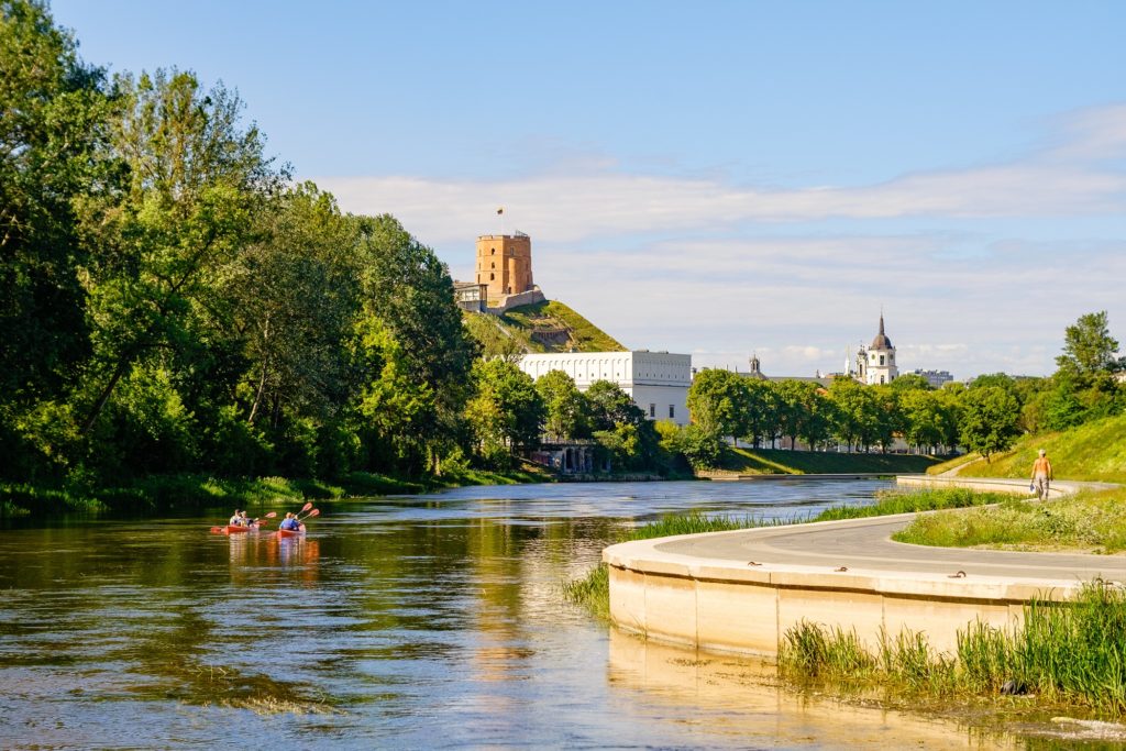 Kayaking in Vilnius