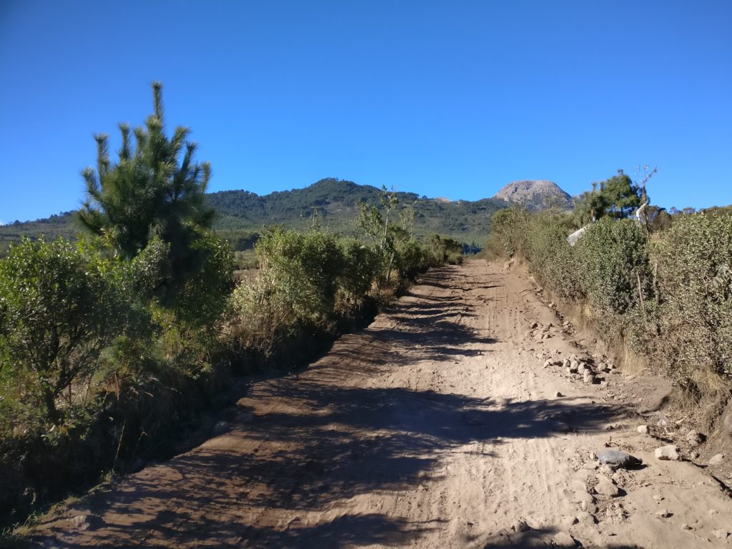 Climbing volcano Tajumulco