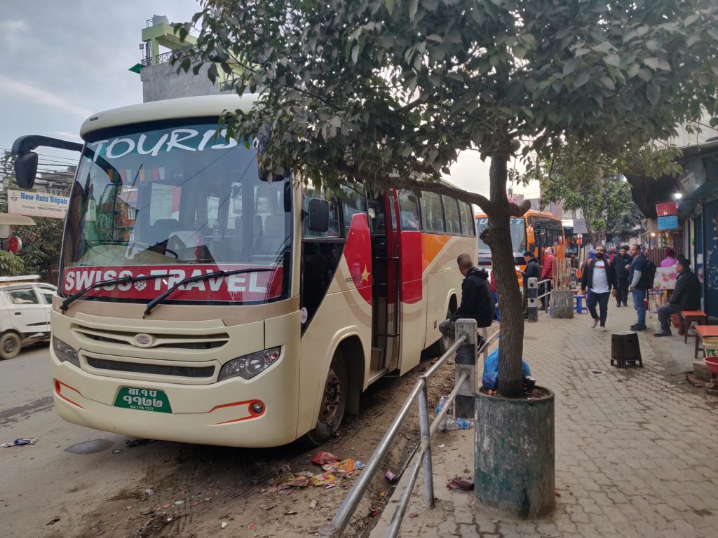Thamel to Pokhara tourist bus